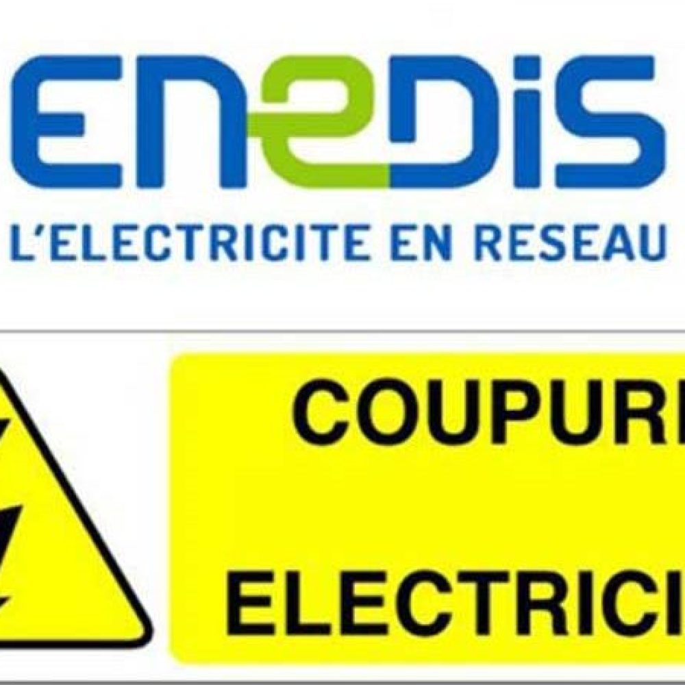 Coupure de courant pour travaux le jeudi 15 juin ET mardi 20 juin